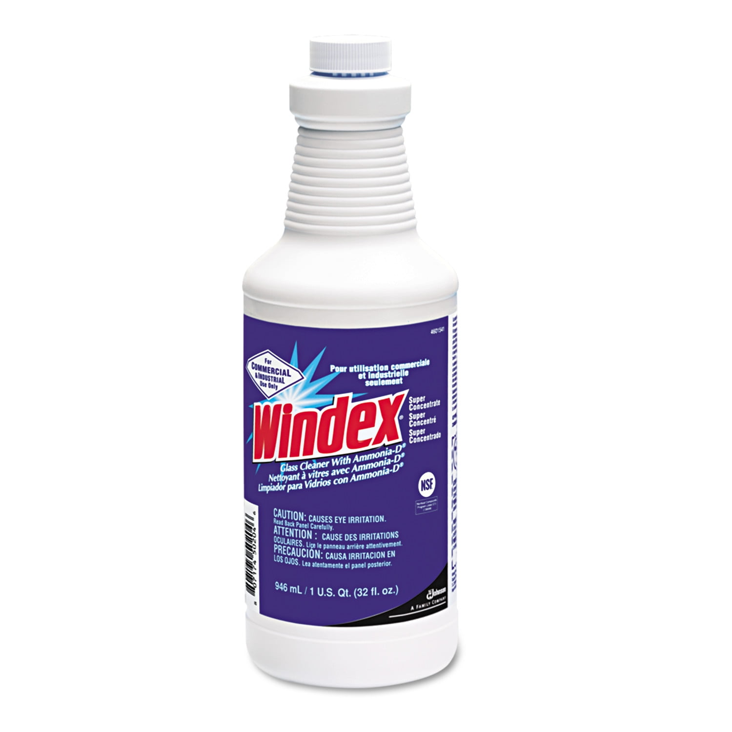 Windex Glass Cleaner Concentrate, AmmoniaD, 32oz Dispenser Bottle