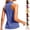 Blue-tanks, variant on Aezemi Women's Workout Tank Tops, Racerback Zip Front Collared Sleeveless Tees, Yoga Running Gym Tennis Shirts for Women, S-3XL