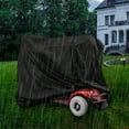 thumbnail image 3 of Xiyztok Mobility Scooter Cover,55in Waterproof Wheelchair Storage Cover for Travel Scooter Weather Cover Electric Chair Cover Heavy Duty 190D Oxford Fabric Rain Protector from Dust Dirt Sun,Black, 3 of 8