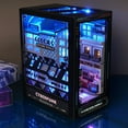 thumbnail image 4 of Sioweci DIY Book Nook Kit with Light Cyberpunk 3D Street View Model Miniature House Bookshelf Insert Decoration Future World Puzzle Building Dollhouse Kids Adults Girls Gift Blue, 4 of 13