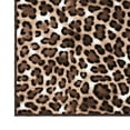 thumbnail image 3 of Ottomanson Non-Slip Washable Area Rug for Living Room Durable Low Profile Bedroom Carpet 5' x 6'6" Leopard Print Brown, 3 of 11