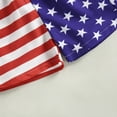 thumbnail image 3 of Independence Day Boys Girls Clothes Suits 1 2 3 4 5 6 Years Contrast Color Stripe Stars Print Short Sleeve Shirts Tops and Shorts 2Pcs Set, 3 of 6