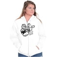 thumbnail image 3 of Popeye Sketch Old School Tattoo Style Unisex Plus Size Zip Hoodie Brisco Brands 3X, 3 of 5