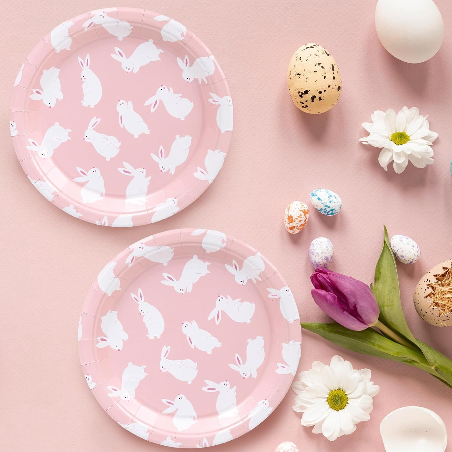 Cartoon Sponge Paper Plates Flower Bubble Jellyfish Disposable Plates Under The Sea Party Tableware for Ocean Birthday Baby Shower Table Decor Supplies