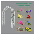thumbnail image 4 of Metal Garden Arch, Assembly Garden Arbor Trellis Climbing Plants Support Rose Arch Outdoor Arch Wedding Arch Party Events Archway (W59'' x H98.4'', White), 4 of 6