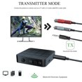 thumbnail image 4 of Adaptador Bluetooth, transmisor receptor Bluetooth 5.0, adaptador Bluetooth 2 en 1, compatible con mini RCA portátil y AUX de 3,5 mm, sonido HD de baja latencia para PC, TV Xemadio LL-0143, 4 of 7