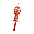 thumbnail image 5 of S SERENABLE Chinese New Year Hanging Decoration 2024 Dragon Lion Door Sign Blessing Chinese Characters for Wall,Home Decor,Christmas Tree C, 5 of 8