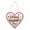 Heart, variant on Esquirla Wooden Hanging Sign, Valentine's Day Decoration, Door Hanging Decoration, Wall Plaque Ornament for Marriage Proposal, Anniversary, Porch Heart