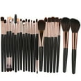thumbnail image 2 of Pack of 22pcs Cosmetic Eye Shadow Sponge Eyeliner Eyebrow Lip Nose Foundation Powder Makeup Brushes Sets, 2 of 3