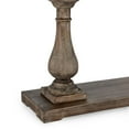 thumbnail image 6 of Wooden Console Table with Balustrade Legs, Brown- Saltoro Sherpi, 6 of 8
