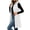 07-White, variant on Yutgune Women's Long Hooded Puffer Vest Zip Up Sleeveless Quilted Jacket with Zipper Pockets