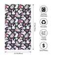 thumbnail image 2 of Fotbe Rabbit And Rose Pattern Premium Towels , (27.5x16in) Lightweight and Highly Absorbent Quick Drying Microfiber Towel, Perfect for Daily Use, 2 of 6