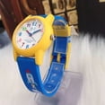 thumbnail image 4 of Reloj Infantil Para Niño Q & Q Cohete Análogo Vr99j003y Color de la correa Azul Color del bisel Amarillo Color del fondo Blanco, 4 of 5
