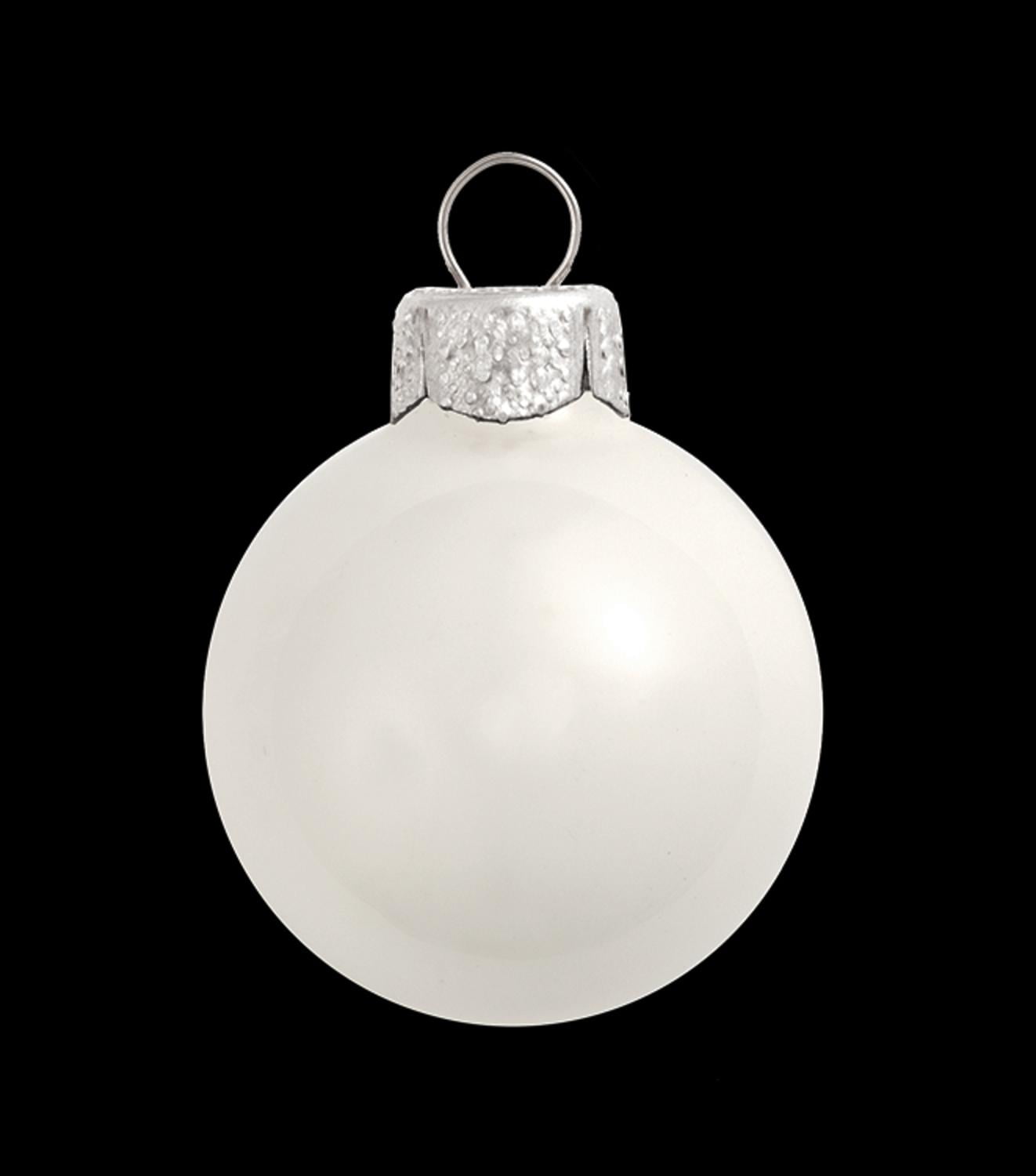 White Christmas Ball Ornaments 