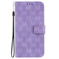 thumbnail image 3 of Funda de teléfono para Motorola Edge 30 Neo con doble relieve 8, tarjetero y función atril de piel sintética., 3 of 5