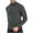 Dark Gray, variant on SHTXOZHI Mens Quarter-Zip Pullover Sweaters Casual Mock Neck Long Sleeve Knitted Sweaters