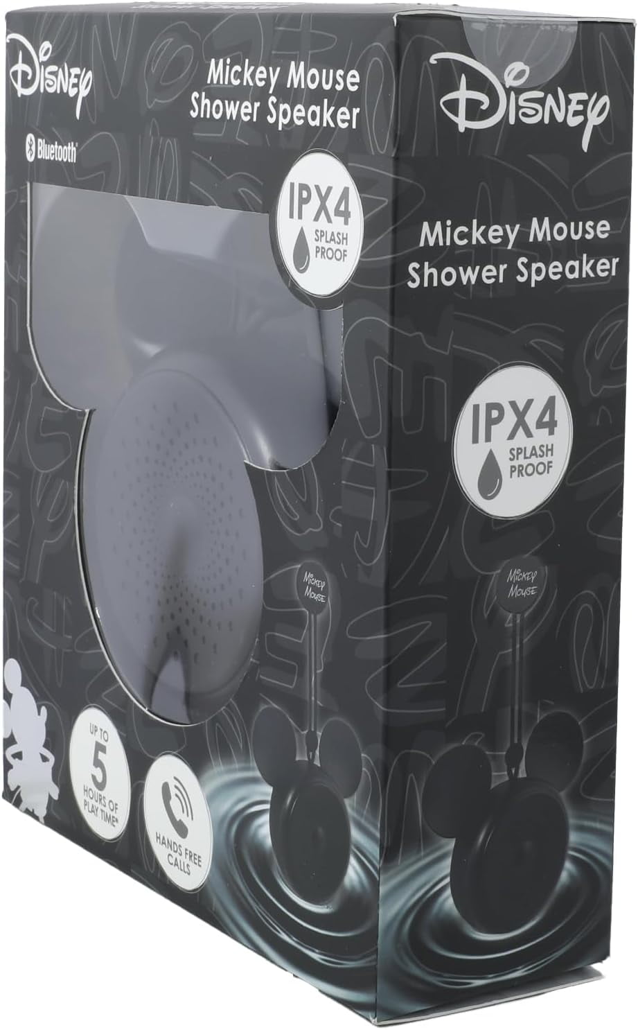 Disney Mickey Mouse Bluetooth Portable Speaker, IPX4 Water
