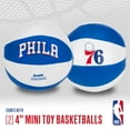 thumbnail image 2 of Franklin Sports NBA Philadelphia 76ers Toy Basketballs - 2 Pack of Kids Soft Mini Basketballs for Over the Door + Indoor Hoops - NBA Fan Shop Kids Soft Toy Basketballs - (2) Mini Balls Included, 2 of 9