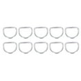 thumbnail image 2 of Welded D Rings, Non Burrs D Ring Rust Resistance Stainless Steel 316  for Anchoring, 2 of 7