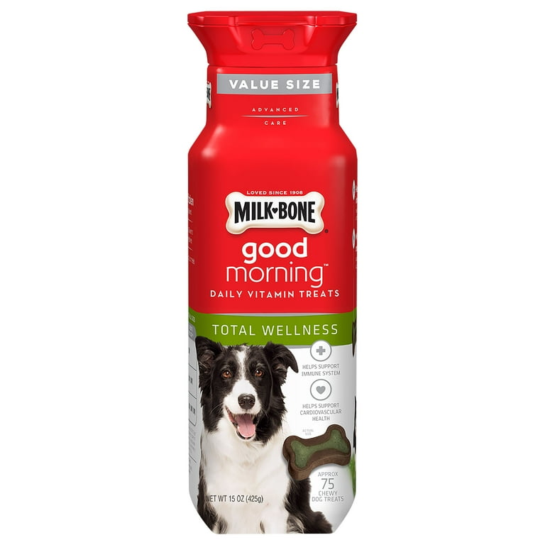 Milk-Bone Good Morning Daily Total Wellness Vitamin Dog Treats Milk-Bone Good Morning Daily Total Wellness Vitamin Dog Treats