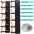 thumbnail image 3 of Metal Garden Tool Organizer Garage Wall Organizer For Rake, 3 of 5