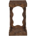 thumbnail image 3 of Meridian Furniture Vassa Brown Burl Veneer End Table, 3 of 11