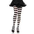 thumbnail image 1 of Wide Stripe Opaque Tights O/S, 1 of 1