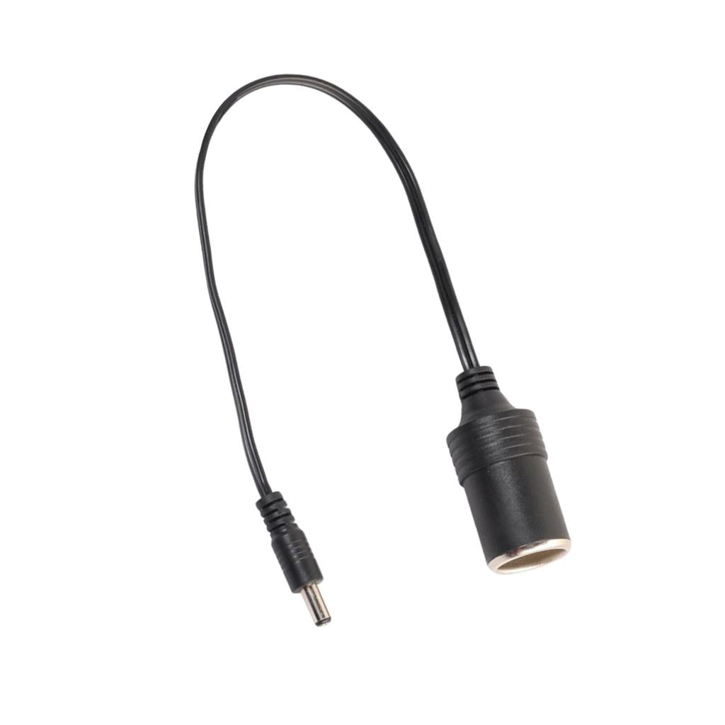 dc5521 to cigarette lighter female koolsoo 2x Vehicle Lighter Female Socket Power to DC 5521 Male Power  Connector
