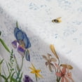 thumbnail image 5 of Maison d' Hermine Fleurs De Mai 100% Cotton Tablecloth for Kitchen Dining | Tabletop | Decoration | Parties | Weddings | Spring/Summer (Rectangle, 60 Inch by 120 Inch)., 5 of 5