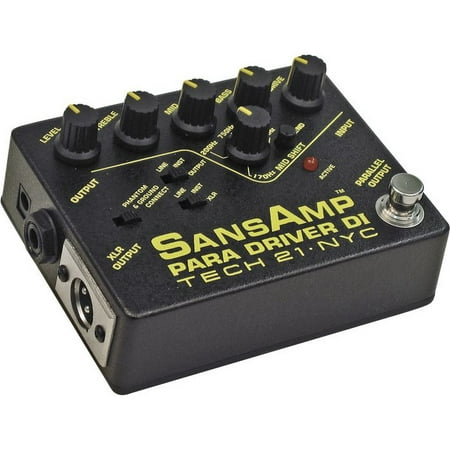 Tech 21 SansAmp Para Driver DI Preamp Pedal V2 (Best Rackmount Guitar Preamp)