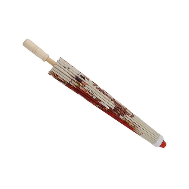Chinese Oil Paper Umbrella, Wooden Handle Durable Oil Paper Umbrella For Photography For Dramatic Performance