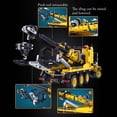 thumbnail image 4 of MACTANO Construction Vehicle Building Block Set Heavy Trailer Kit Plastic Toy Gift for Kid Yellow, 4 of 8