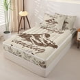 thumbnail image 2 of catabedysis Boho Camping Zipper Full Size Comforter Sets with Fitted Sheet and 2 Pillowcases,Mountain Print Zipper Bedding Set For Boys,Multicolor,Light Gray Reversible,4-Piece, 2 of 7