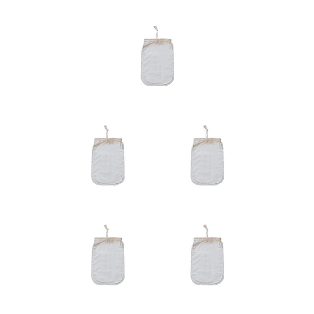 Matsuzay Bolsa de filtro de bebida de jugo de leche de café, colador de malla fina de aceite de vino, bolsas de colado reutilizables para Club Type2 NO2