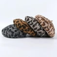 thumbnail image 5 of YooGuoGuo Warm Wool Beret Hats for Women Thick Leopard Berets Female Wool Beret Cap Autumn Winter Hat, 5 of 8