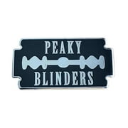Peaky Blinders Razor 1.25 Inches Wide Enamel Metal Pin