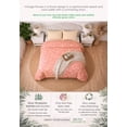 thumbnail image 5 of Vintage Flowers-Recycled Plastic/Sustainable Cotton Queen Duvet Cover Set Including 2 Shams.Made in Green by Oeko-Tex., 5 of 7