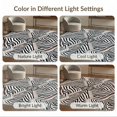thumbnail image 7 of ODIKA Striped Print Bold Inspired Motif Centered Diagonal Abstract Zebra Flowing Non-Slip Chair-Friendly for Dining Room, Large Office, Lounge, 7 of 7