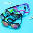 thumbnail image 3 of Gafas de Natación Romoc 4 Pack para Niños con Protección UV y Antivaho, 3 of 6