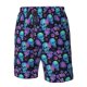 thumbnail image 4 of Fotbe purple flower blue Skull Trajes de Baño Estampados para Hombre, Shorts de Verano de Secado Rápido, Ropa de Playa, Bañadores-Medium, 4 of 6