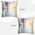 thumbnail image 3 of Kll The Cat Looks In The Mirror Decorative Throw Pillow Covers Velvet Soft For Couch Sofa Bedroom Living Room Outdoor -18"X18", 3 of 8