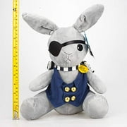 Big Fun Black Butler Kuroshitsuji ciel Phantomhive Rabbit Plush Doll (gris)