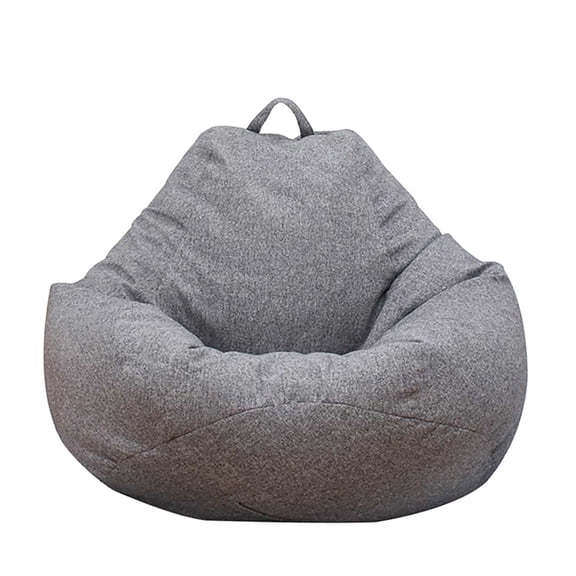 ODOMY Soft Bean Bag Chairs Couch Velvet Sofa Cover Indoor Lazy Lounger Cover(Without Filler)