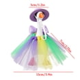 thumbnail image 3 of 7 Inch Goose Duck Figurine Mardi Gras Outfit Set, Colorful Skirt Hat Accessory Kit, Soft Lightweight Interchangeable Costume, Festive Dress Up Decor for Tabletop Shelf Holiday Ornament, 3 of 9