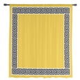 thumbnail image 2 of Yellow Semi Sheer Curtains Drapes for Living Room, Bedroom, French Doors Window 72 Inches Long, Black White Modern Geometric Abstract Art Rod Pocket Chiffon Curtain Drapery Voile Draperies Panel, 2 of 6