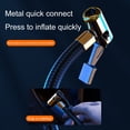 thumbnail image 3 of Heliisoer Portable Air Compressor For Car Tires 12V DC Tire Pump, 3 of 9