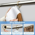 thumbnail image 5 of 48 Pack Curtain Rings with Eyelets, 1.5 Inch I D Metal Drapery Ring for Pinch Pleat Curtains, Drape Ring, Fits Up to 1.2 in Rod (Antique Bronze), 5 of 7