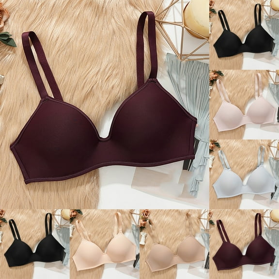 Utoimkio Push Up Bras for Women No Underwire T Shirt Bras for Women Comfortable Breathable Everyday Bras