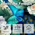 thumbnail image 3 of Peacock Chair Pillow Covers Set with Velvet Material, Unique Patterns, 16x16, 18x18, 20x20 Inches, 2 Items Included for Throw Pillows, Pillow Inserts, 3 of 6