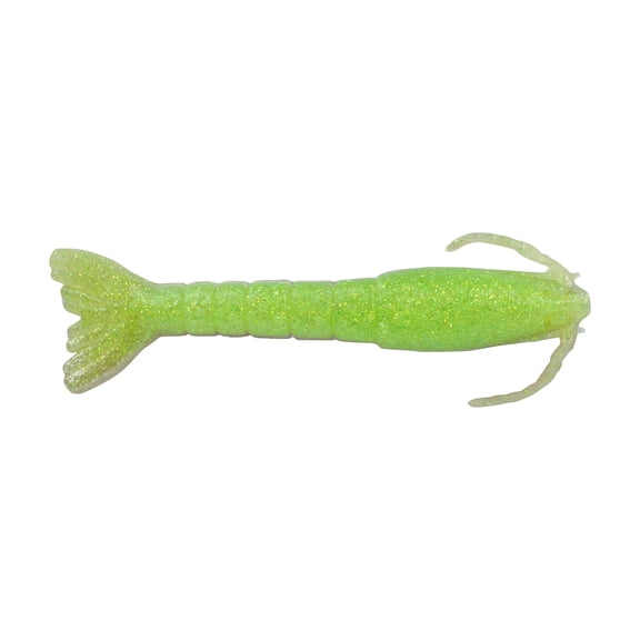 Berkley Gulp!® Saltwater Shrimp, 4 in, Key Lime Chrome